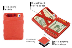 Porte-monnaie Magique RFID Cuir - Hunterson - Terracotta