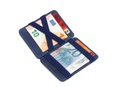 Portefeuille Magique RFID Cuir - Hunterson - Bleu
