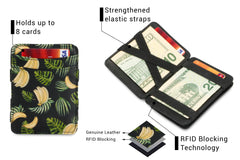 Porte-monnaie Magique RFID Cuir - Hunterson - Banana