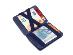 Porte-monnaie Magique RFID Cuir - Hunterson - Bleu