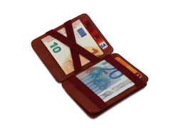 Porte-monnaie Magique RFID Cuir - Hunterson - Bordeaux