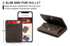 Porte-monnaie Magique RFID - Hunterson - Chestnut