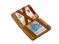 Porte-monnaie Magique RFID Cuir - Hunterson - Cognac