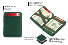 Porte-monnaie Magique RFID Cuir - Hunterson - Vert