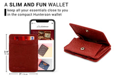 Porte-monnaie Magique RFID - Hunterson - Mulberry