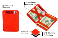 Porte-monnaie Magique RFID - Hunterson - Paprika