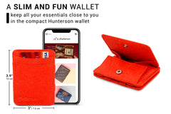 Porte-monnaie Magique RFID - Hunterson - Paprika