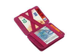 Porte-monnaie Magique RFID Cuir - Hunterson - Framboise