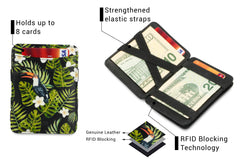 Porte-monnaie Magique RFID Cuir - Hunterson - Toucan