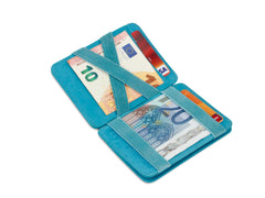 Porte-monnaie Magique RFID Cuir - Hunterson - Turquoise