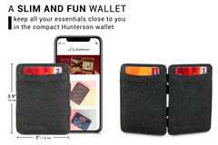 Portefeuille Magique RFID Vegan - Hunterson - Charcoal