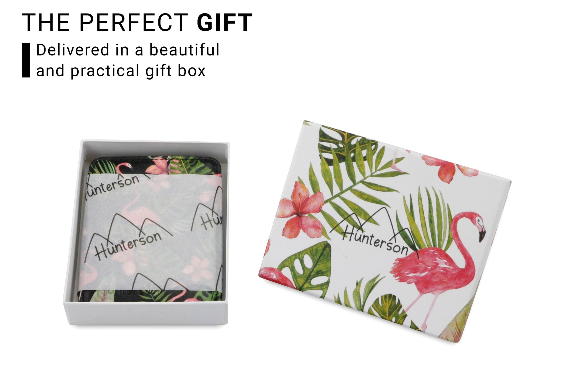 Porte-monnaie Magique RFID Cuir - Hunterson - Flamingo