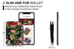 Portefeuille Magique RFID Cuir - Hunterson - Flamingo