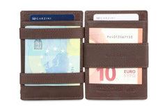 Porte-monnaie Magique RFID Cuir Nappa - Garzini - Brun - 6