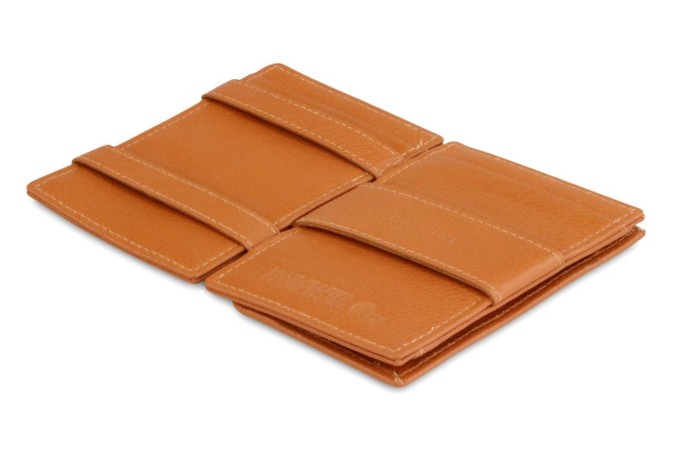 Porte-monnaie Magique RFID Cuir Nappa - Garzini - Cognac - 3