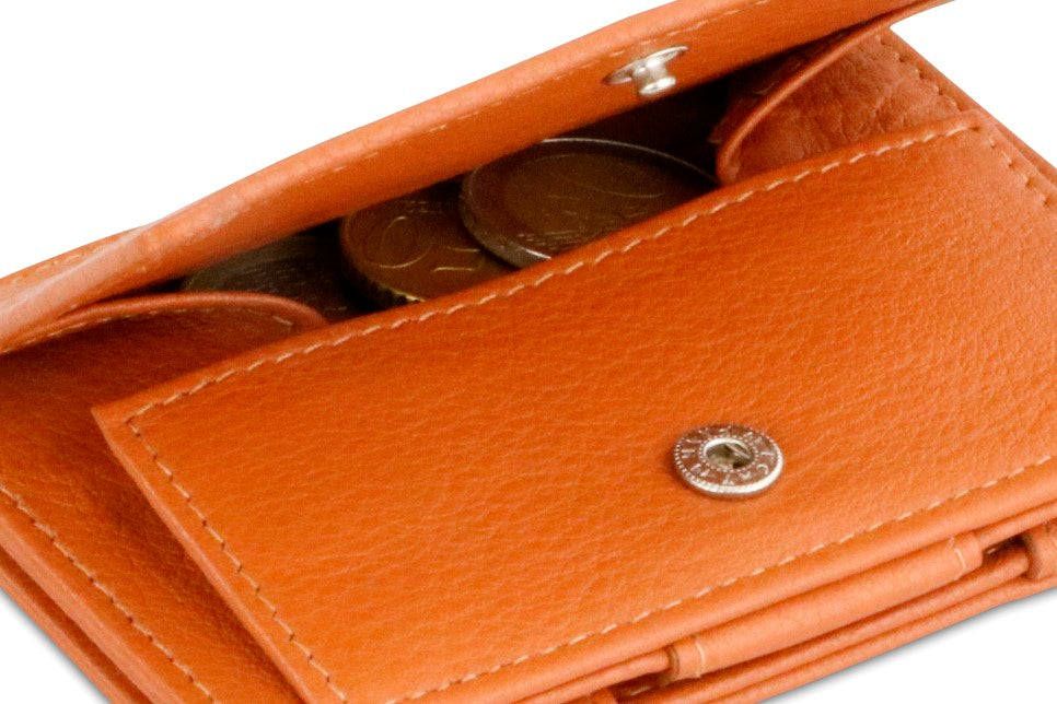Porte-monnaie Magique RFID Cuir Nappa - Garzini - Cognac - 5