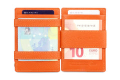 Porte-monnaie Magique RFID Cuir Nappa - Garzini - Cognac - 6