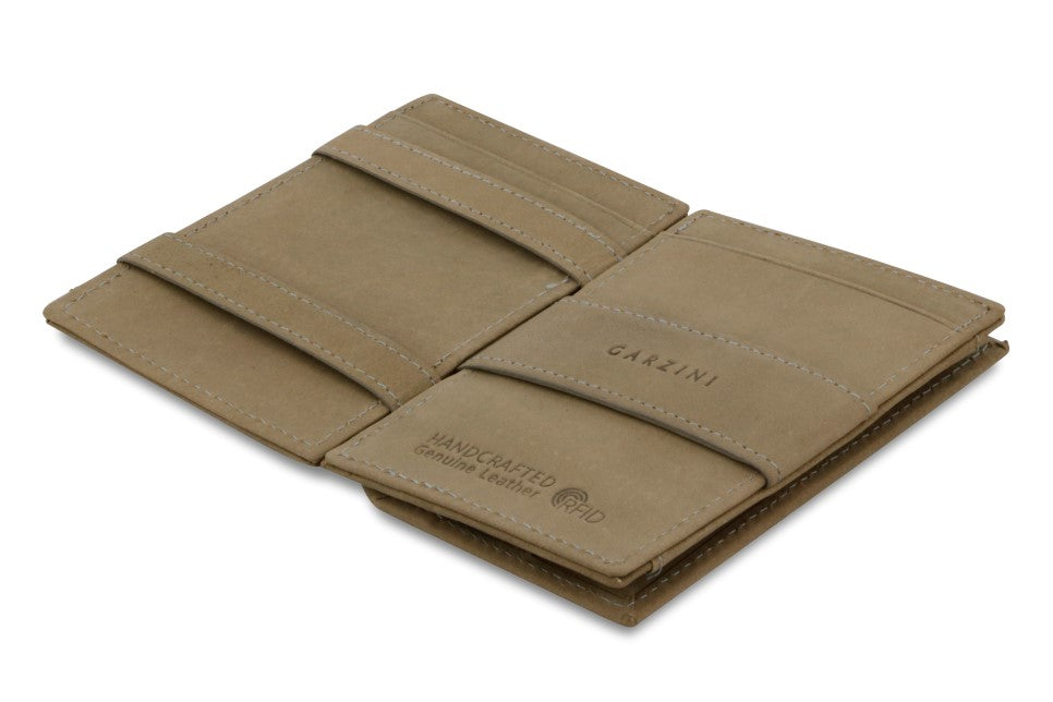 Porte-monnaie Magique RFID Cuir - Garzini - Gris