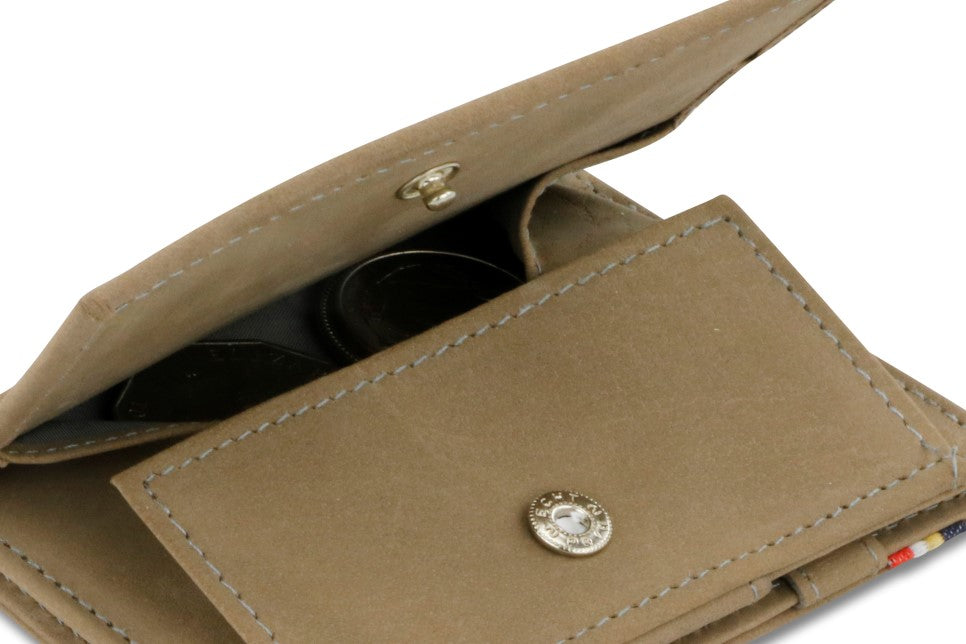 Porte-monnaie Magique RFID Cuir - Garzini - Gris