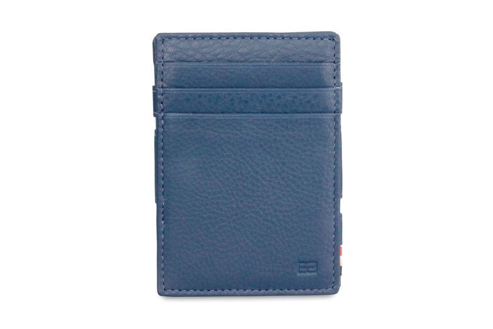 Porte-monnaie Magique RFID Cuir Nappa - Garzini - Bleu - 2