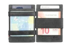 Porte-monnaie Magique RFID Cuir Brossé Plus - Garzini - Noir - 7