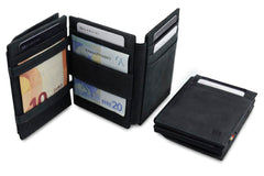 Porte-monnaie Magique RFID Cuir Plus - Garzini - Noir