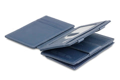 Porte-monnaie Magique RFID Cuir Nappa Plus - Garzini - Bleu - 3