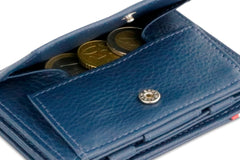 Porte-monnaie Magique RFID Cuir Nappa Plus - Garzini - Bleu - 5