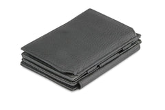 Porte-monnaie Magique RFID Cuir Nappa Plus - Garzini - Noir - 1