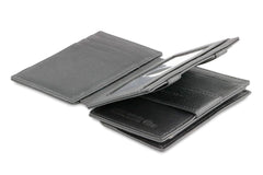 Porte-monnaie Magique RFID Cuir Nappa Plus - Garzini - Noir - 3