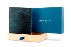 Porte-monnaie Magique RFID Cuir Pochette Carte Brossé - Garzini - Noir - 7