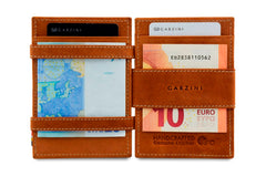 Porte-monnaie Magique RFID Cuir Pochette Carte Vintage - Garzini - Cognac - 6