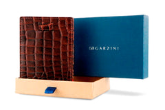 Porte-monnaie Magique RFID Cuir Pochette Carte Croco - Garzini - Brun - 7