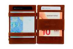 Porte-monnaie Magique RFID Cuir Pochette Carte Vintage - Garzini - Brun - 6