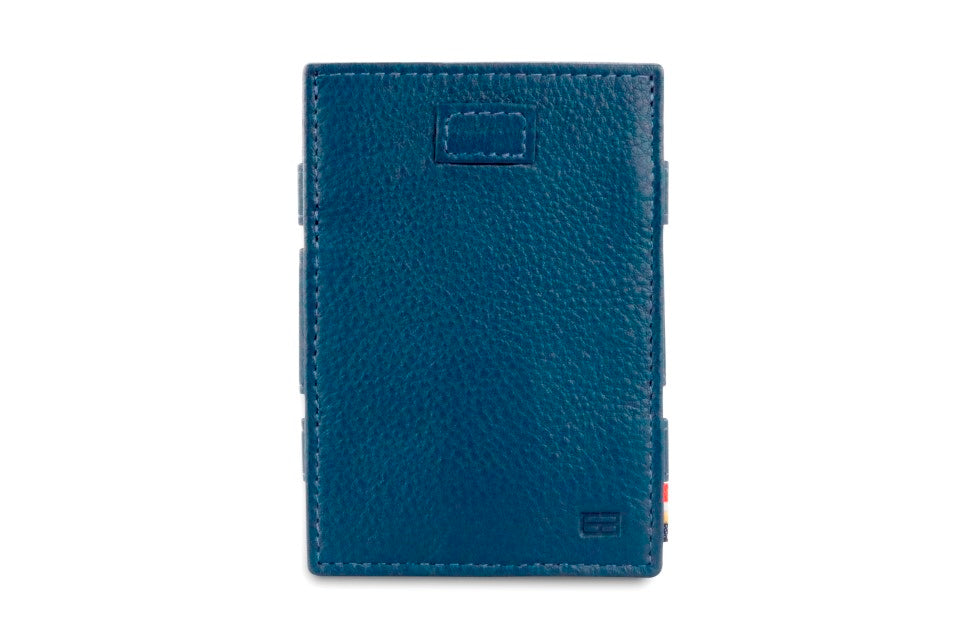 Porte-monnaie Magique RFID Cuir Pochette Carte Nappa - Garzini - Bleu - 2