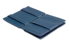 Porte-monnaie Magique RFID Cuir Pochette Carte Nappa - Garzini - Bleu - 3