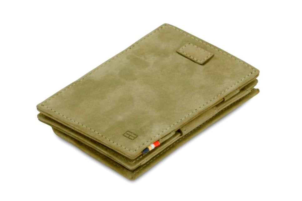 Porte-monnaie Magique RFID Cuir Pochette Carte Vintage - Garzini - Vert - 1