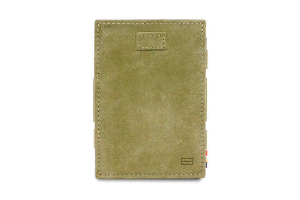 Porte-monnaie Magique RFID Cuir Pochette Carte Vintage - Garzini - Vert - 2
