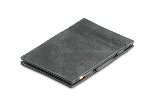 Portefeuille Magique RFID Cuir Brossé - Garzini - Noir - 1