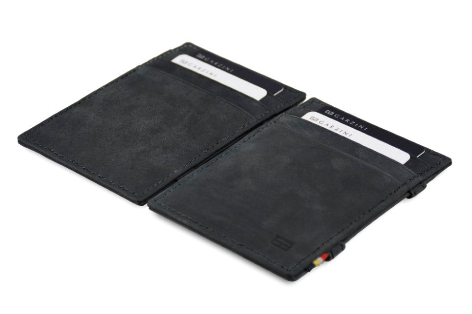 Portefeuille Magique RFID Cuir - Garzini - Noir