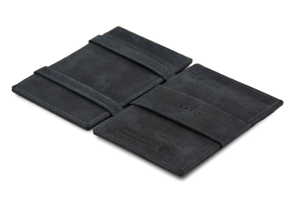 Portefeuille Magique RFID Cuir Fenêtre - Garzini - Noir