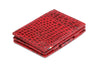 Portefeuille Magique RFID Cuir Croco Plus - Garzini - Rouge - 1