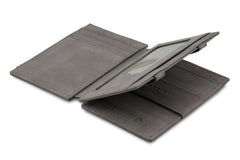 Portefeuille Magique RFID Cuir Plus - Garzini - Gris