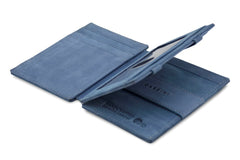 Portefeuille Magique RFID Cuir Plus - Garzini - Bleu