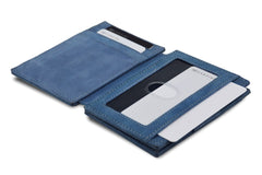 Portefeuille Magique RFID Cuir Plus - Garzini - Bleu