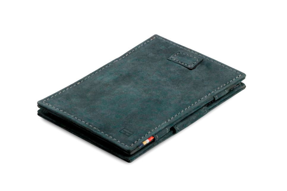 Portefeuille Magique RFID Cuir Pochettes Cartes Vintage - Garzini - Noir - 1