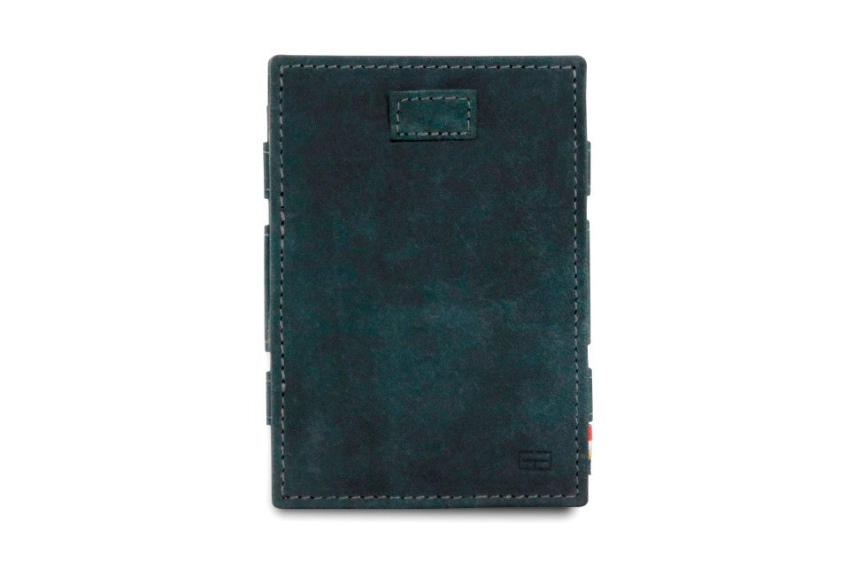 Portefeuille Magique RFID Cuir Pochettes Cartes Vintage - Garzini - Noir - 2