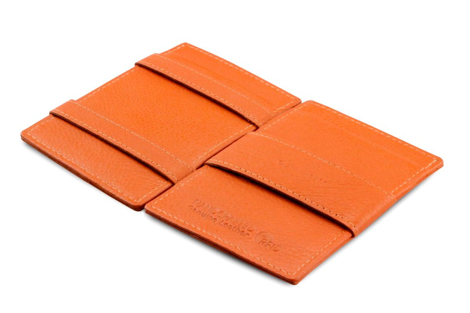 Portefeuille Magique RFID Cuir Pochettes Cartes Nappa - Garzini - Cognac - 3