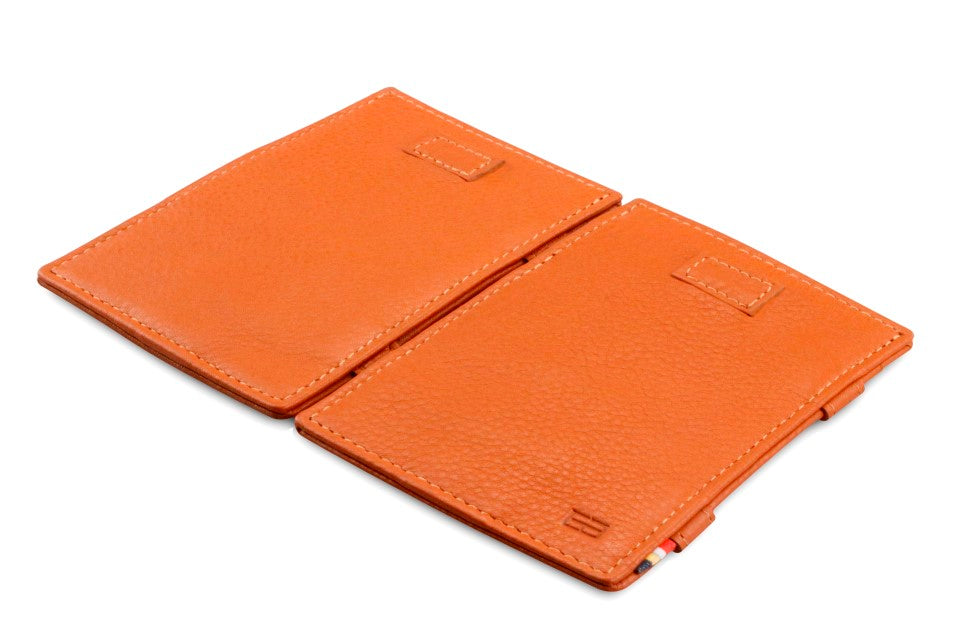 Portefeuille Magique RFID Cuir Pochettes Cartes Nappa - Garzini - Cognac - 4