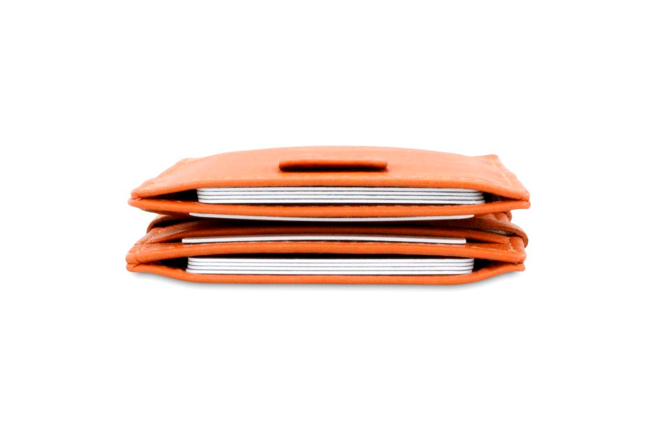 Portefeuille Magique RFID Cuir Pochettes Cartes Nappa - Garzini - Cognac - 8